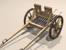3D Model 15th Century French Ribaudequin Cannon (Volley Gun), c 1435