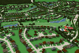 Stonegate Subdivision, Houston TX - 3D Environmental Simulation