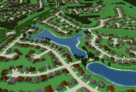 Stonegate Subdivision, Houston TX - 3D Environmental Simulation