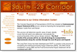South I-25 Corridor EIS CDOT Project Website - POITRA Visual Website Design, Graphic Design and Presentation Design Services