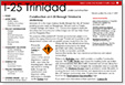 POITRA Visual Website Design, Graphic Design and Presentation Design Services - I-25 Trinidad Under Construction - Colorado Department of Transportation Project Website