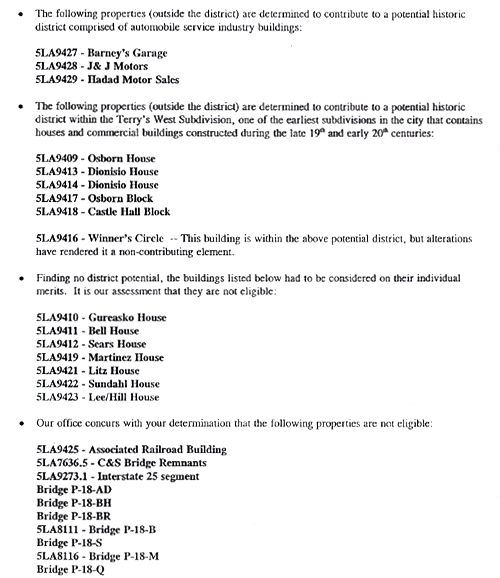 SHPO Letter of Concurrence, page 3