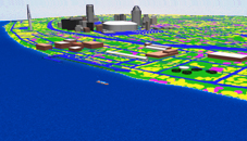 POITRA Visual artists utilized digital terrain modeling software to create a quick and detailed 3D model representation of the city of St. Louis.