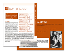 South I-25 EIS Graphic Design by POITRA Visual