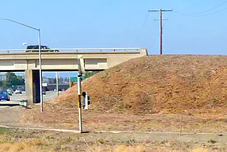 Aerial Photosimulation of proposed De La Cruz Blvd and US101 Interchange (existing conditions photo)