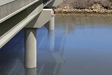 Photosimulation of the proposed Navy Drive Bridge over San Joaquin River