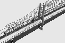 3D Model Simulation of the Cable-Stayed Bridge Type Alernative for the US20 over Mississippi River Bridge Project, Dubuque Iowa, Iowa DOT