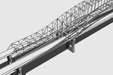 3D Model Simulation of the Continuous Arched Truss Bridge Alernative for the US20 over Mississippi River Bridge Project, Dubuque Iowa, Iowa DOT