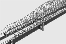 3D Model Simulation of Truss Arch Bridge Type Alernative for the US20 over Mississippi River Bridge Project, Dubuque Iowa, Iowa DOT
