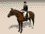 3D Model Show Horse and Female Rider (3D Model Woman Rider and Horse for Dressage Competition Show Riding)