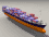 3D Model Commercial Cargo Ship, Express Container Ship