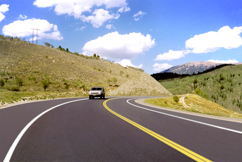 Photo Simulations of proposed Viaduct Relocation Alternatives for the I-70 East EIS Project (Denver, CO)