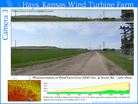 3D Simulation and PhotoSimulation Services for the Hays, Kansas Wind Turbine Farm