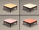 3D Model Sofa Ottoman (4 Texture Set)
