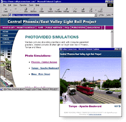 View our simulations of Valley Connections LRT