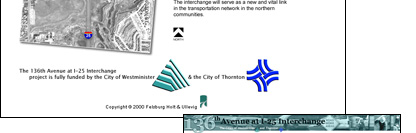 136th Avenue at I-25 Interchange Project Website - POITRA Visual Website Design, Graphic Design and Presentation Design Services