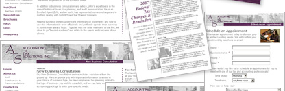 Accounting Tax Solutions, Inc., Denver Colorado, Company Website - POITRA Visual Website Design, Graphic Design and Presentation Design Services
