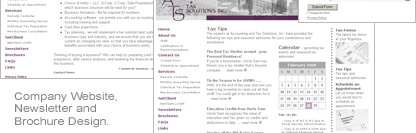 Accounting Tax Solutions, Inc., Denver Colorado, Company Website - POITRA Visual Website Design, Graphic Design and Presentation Design Services