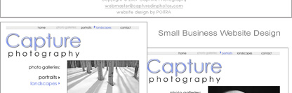 POITRA Visual Website Design, Graphic Design and Presentation Design Services - Capture Photography, Business Website, Denver Colorado
