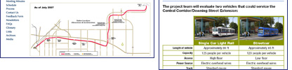 East Corridor Environmental Impact Statement (EIS) RTD-Denver Transit Project Website - POITRA Visual Website Design, Graphic Design and Presentation Design Services