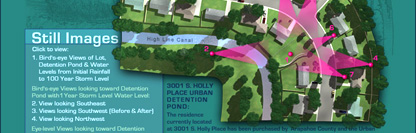Holly Hills Detention Pond Browser-based Presentation Denver CO - POITRA Visual Website Design, Graphic Design and Presentation Design Services for Public Information and Public Involvement Processes.