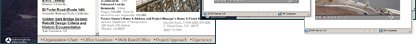 Hoover Dam Bypass Browser-based Presentation - POITRA Visual Website Design, Graphic Design and Presentation Design Services for Public Information and Public Involvement Processes.