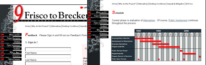 SH 9 Frisco to Breckenridge Environmental Impact Statement (EIS) Colorado Department of Transportation Project Website - POITRA Visual Website Design, Graphic Design and Presentation Design Services