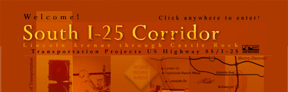 South I-25 Corridor EIS CDOT Project Website - POITRA Visual Website Design, Graphic Design and Presentation Design Services