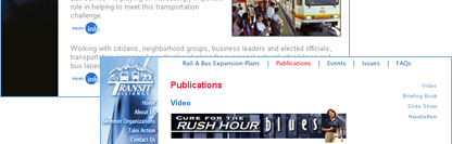 POITRA Visual Website Design, Graphic Design and Presentation Design Services - Non-profit Public Information Website for Transit Alliance Organization